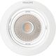 Recessed LED luminaire PHILIPS POMERON SCENE SWITCH, 5 W, 2700 K, 330 lm, dimmable O9 cm