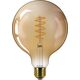 Decorative LED bulb PHILIPS Classic Gold, G120, 7 W, E27, 630 lm, 2000K