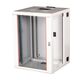 ROLINE Wandgeh�use Pro 48,26cm 19Zoll 16 HE 600x600 BxT zweiteilig schwenkbar grau