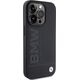 BMW BMW Leather Hot Stamp - Etui iPhone 15 Pro Max (czarny)