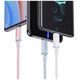 Kabel USAMS Cloud Series US-SJ658 6A     USB-A do USB-C 1,2m różowy
