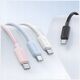 Kabel USAMS KY Series US-SJ691 60W USB-C do USB-C 1m biały