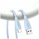 Kabel USAMS Green Series SJ714 18W 3A    USB-A do USB-C 1m różowy