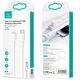Kabel USAMS US-SJ610 U84 PD 20W USB-C do Lightning 1m biały