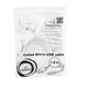 Kabel USB Gembird USB-A - microUSB 1.8 m Biały (CC-mUSB2C-AMBM-6-W)