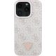 Guess Guess GUHCP16LP4TDPP iPhone 16 Pro 6.3" różowy/pink hardcase Leather 4G Triangle Strass MagSafe