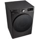 LG F4DR711S2BA 11/6 kg βάθος 56.5 cm  1400 στροφές/λεπτό. μαύρο