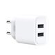 XO CE02C Mobilo telefonu ladetajs 2xUSB 2.1A