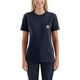 Carhartt Koszulka Carhartt WK87 Workwear Pocket S/S Navy