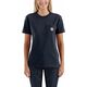 Carhartt Koszulka Carhartt WK87 Workwear Pocket S/S Navy