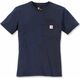 Carhartt Koszulka Carhartt WK87 Workwear Pocket S/S Navy