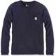 Carhartt Koszulka Carhartt WK126 Workwear Pocket L/S Navy