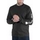 Carhartt Koszulka Carhartt Logo Long Sleeve Black