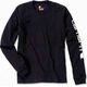 Carhartt Koszulka Carhartt Logo Long Sleeve Black