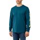 Carhartt Koszulka Carhartt Heav Sleeve Logo Night Blue