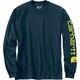 Carhartt Koszulka Carhartt Heav Sleeve Logo Night Blue