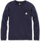 Carhartt Koszulka Carhartt WK126 Workwear Pocket L/S Navy