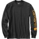 Carhartt Koszulka Carhartt Heavy Sleeve Logo Carbon Heather