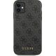 Guess Guess GUHCN61G4GFGR iPhone 11 6,1" szary/grey hard case 4G Metal Gold Logo