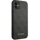 Guess Guess GUHCN61G4GFGR iPhone 11 6,1" szary/grey hard case 4G Metal Gold Logo
