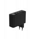 Ładowarka uniwersalna 100W GaN 1xUSB-A 3xUSB-C szybkie ładowanie LCD czarna