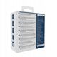 Ładowarka uniwersalna 100W GaN 1xUSB-A 3xUSB-C szybkie ładowanie LCD czarna