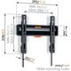Σταθερή Βάση Τοίχου Τηλεόρασης Vogels TVM 3203 19-50" μέγιστο βάρος 30 kg μαύρο - Στήριγμα τοίχου για τηλεοράσεις