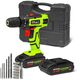 Επαναφορτιζόμενο δραπανοκατσάβιδο CONSTRUCTOR, 20 V, 2 x 2.0 Ah Li-ion, 28 Nm