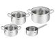 Σετ Μαγειρικών Σκευών Tefal Cook Eat 7 τεμάχια 16/20/24 cm - Κατσαρόλες + καπάκια