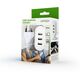 Φορτιστής Γραφείου USB EnerGenie Μαύρο/Λευκό Μίγμα 8716309108645