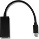 Adapter USB Qoltec USB-C - DisplayPort Czarny  (50377)