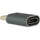 Adapter USB Qoltec USB-C - microUSB Szary  (50478)