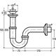 Syfon Viega rurowy 5/4" DN32 chrom (111298)