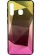 Θήκη Σιλικόνης Mocco Stone Ombre Back Case Με Χρώμα Διαβάθμισης Για Apple iPhone X / XS Κίτρινο - Ροζ