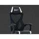 CANYON Καρέκλα gaming Flow MCH01 Mesh Μαύρο - Λευκό