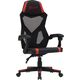 CANYON Καρέκλα gaming Flow MCH01 Mesh Μαύρο - Κόκκινο
