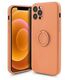 Θήκη Σιλικόνης Mocco Pastel Ring για Samsung Galaxy S22 Plus 5G Πορτοκαλί