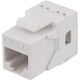 Deltaco Deltaco MD-118, Flat, White, RJ-45, RJ-45, Female, Female