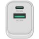 Φορτιστής CONCEPTRONIC 2Port 33W,1xUSB-C,1xUSB-A λευκό