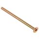 FURNITURE BOLT M6X100 YELLOW. 20 PCS