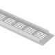 Γρίλια εξαερισμού αλουμινίου RA640, 60 x 400 mm, λευκή.