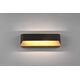 LED wall light TRIO ARINO, 3000 K, 1 x 13.5 W, 1500 lm, dimmable, black, 35 cm