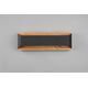 LED wall light TRIO ARINO, 3000 K, 1 x 13.5 W, 1500 lm, dimmable, black, 35 cm