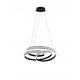 Φωτιστικό κρεμαστό LED TRIO Nuria, 60W, 2300+3000+4000K, 7200lm, μαύρο, ø60 x 150 cm