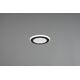 Ενσωματωμένο LED φως TRIO AURA, 5 W, 3000 K, 450 lm, 2 πηγές φωτός, μαύρο, O8.2 cm