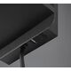 Φωτιστικό τοίχου TRIO COMFORT, 1 x E14, μαύρο, 31x16x18cm, με φόρτιση τηλεφώνου