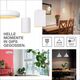 Φωτιστικό τοίχου LEDVANCE DECOR PLASTER 2xE27 max 6W λευκός γύψος βαφόμενος 33x11x15cm