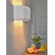 Φωτιστικό τοίχου LEDVANCE DECOR PLASTER 2xE27 max 6W λευκός γύψος βαφόμενος 33x11x15cm