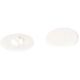 WOOD SCREW LID DE2/S1 WHITE 18 MM (100)