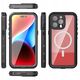 Αδιάβροχη θήκη SHELLBOX DOT συμβατή με MagSafe για IPHONE 15 Pro Max μαύρο